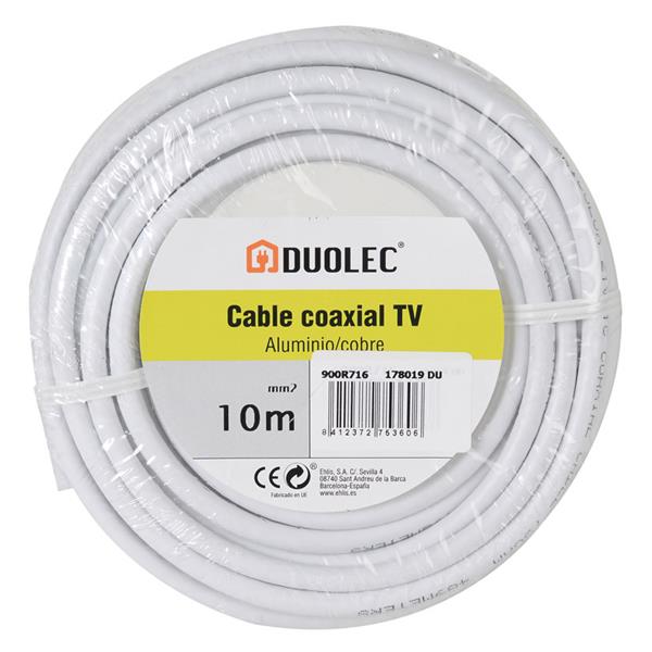 Cable coaxial antena TV DUOLEC.
