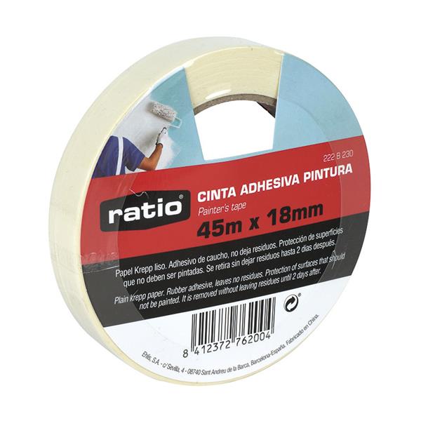 Cinta adhesiva de pintor RATIO.