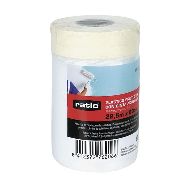 Cinta adhesiva de pintor RATIO con plást
