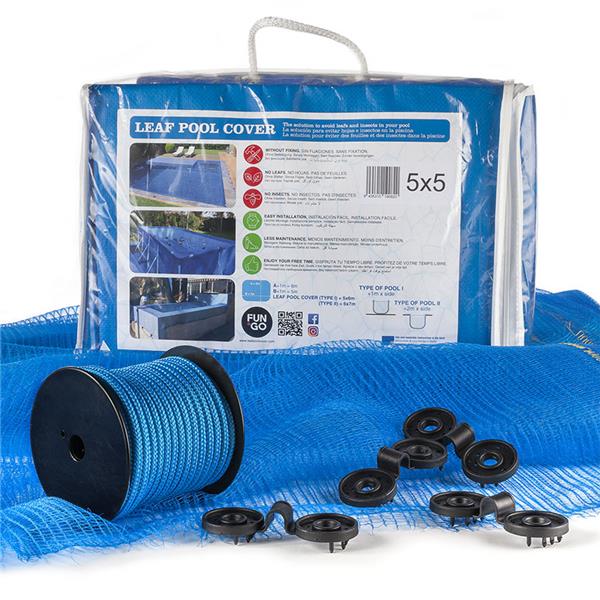 Cobertor recogehojas piscina FUN&GO