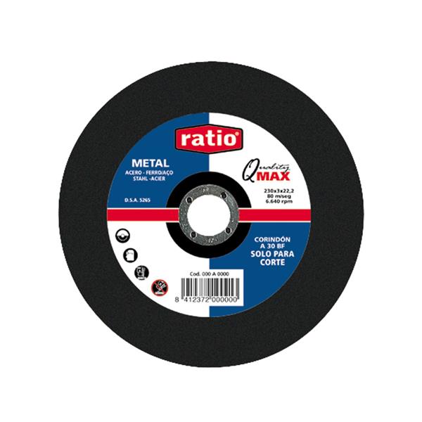 Disco corte metal RATIO Quality Max.