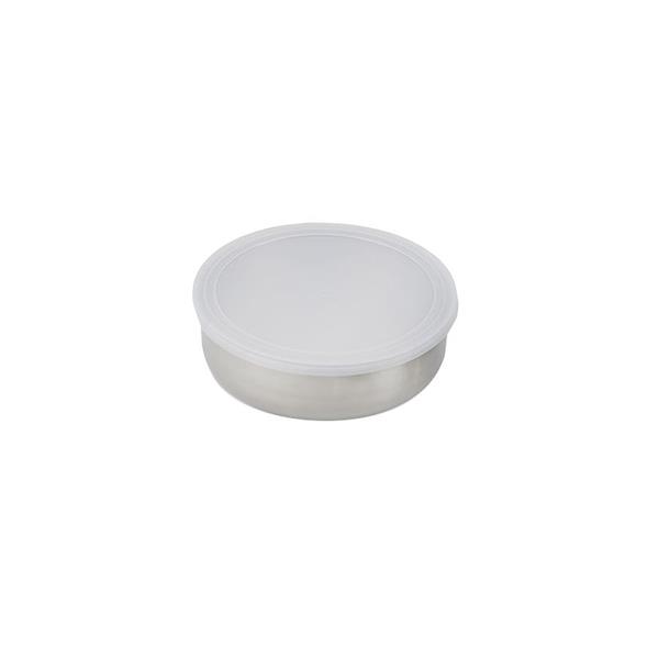 Fiambrera inox con tapa redonda HABITEX