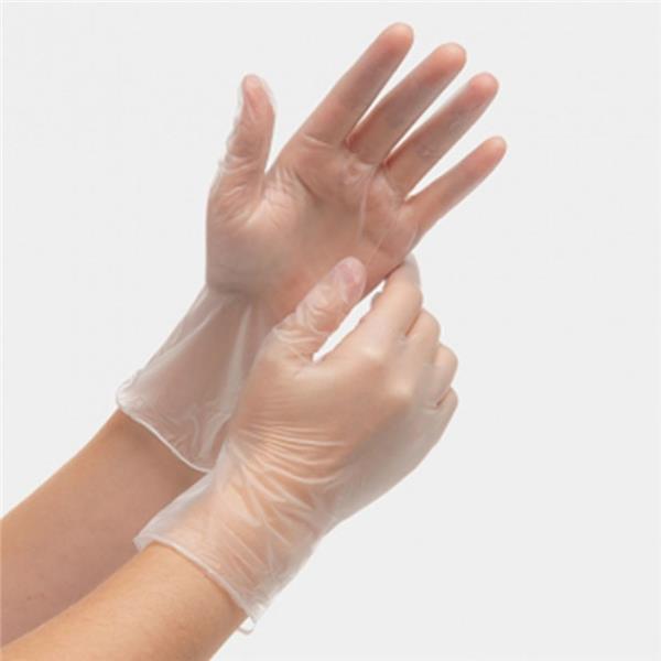 Guante vinilo blanco transparente INNOVA