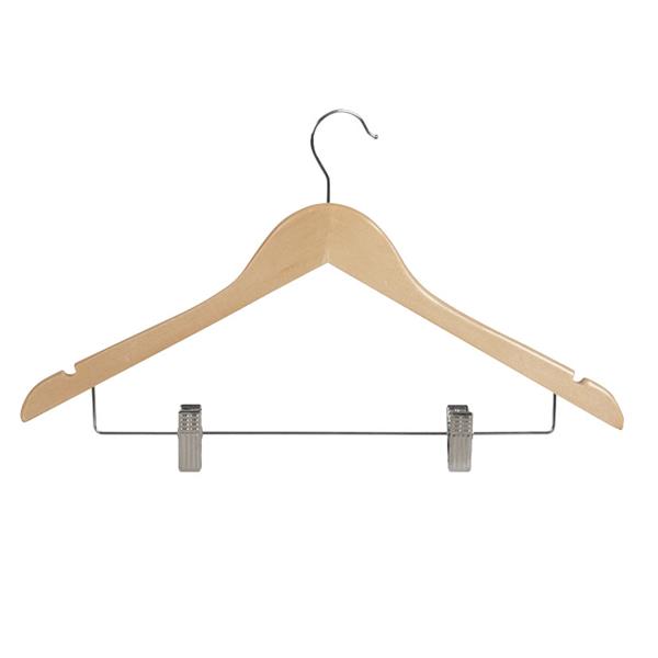 Percha recta 45 cm con muescas, barra me