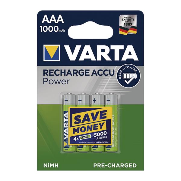 Pila recargable VARTA.