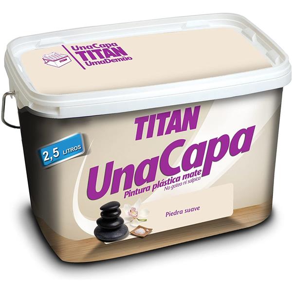 PINTURA PLASTICA MATE UNA CAPA 2.5LT
