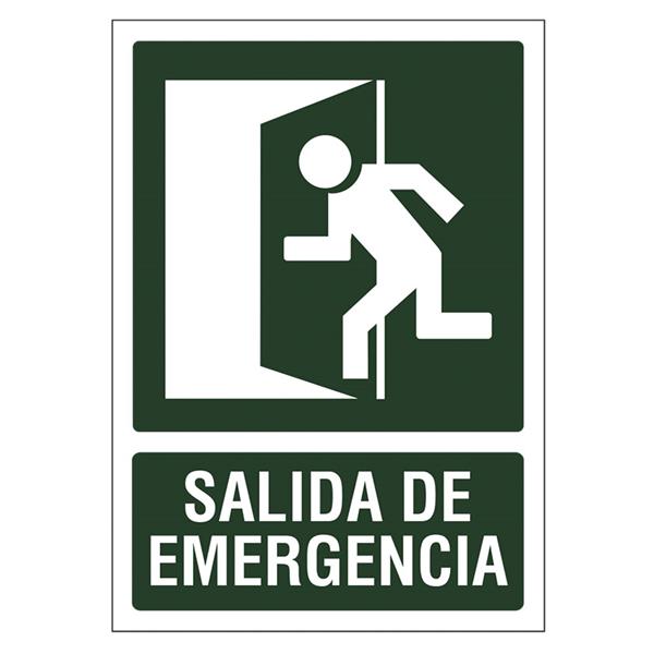Señales vías de seguridad y salvamento.