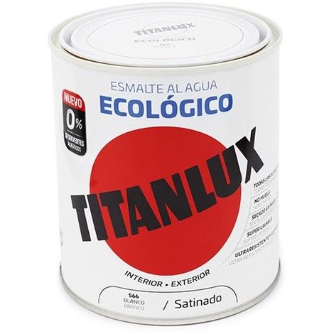 ESMALTE  TITANLUX ECO AMARILLO LUMINOSO MATE INT./EXTERIOR 750ML