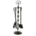 Juego accesorios chimenea.