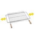 Parrila extensible barbacoa