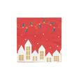20 servilletas 3V. Xmas Light. 33x33 cm.(Min. 12 unidades)