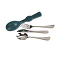 Set cubiertos metal. con estuche