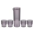 SET JARRA 1,1L+4 VASOS NEVE PS AHUMADO