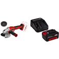 AMOLADORA  A BATERIA EINHELL con bateria TC-AG 18LI y cargador 