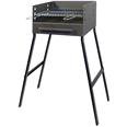 BARBACOA  CARBON IMEX 44X73X24 CON PARRILLA CINCADA(71402)