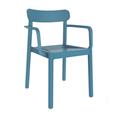 SILLA CON BRAZOS AZUL RETRO SOLEIL