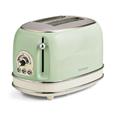TOSTADOR  DOS RANURAS CORTAS VINTAGE  810W VERDE