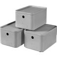 CAJA  BETON CUBE XS 3L CURVER GRIS CEMENTO CURVER
