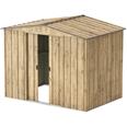 CASETA   METALICA TOP  8X6 ARTEMISA IMITACION MADERA 