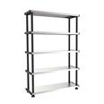 ESTANTER&Iacute;A  DE METAL/RESINA MPSHELF 5 BALDAS METAL/NEGRO 185X120X45CM