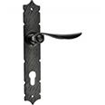 MANIVELA  NEGRA ARTIFESA PLACA LARGA  R-851